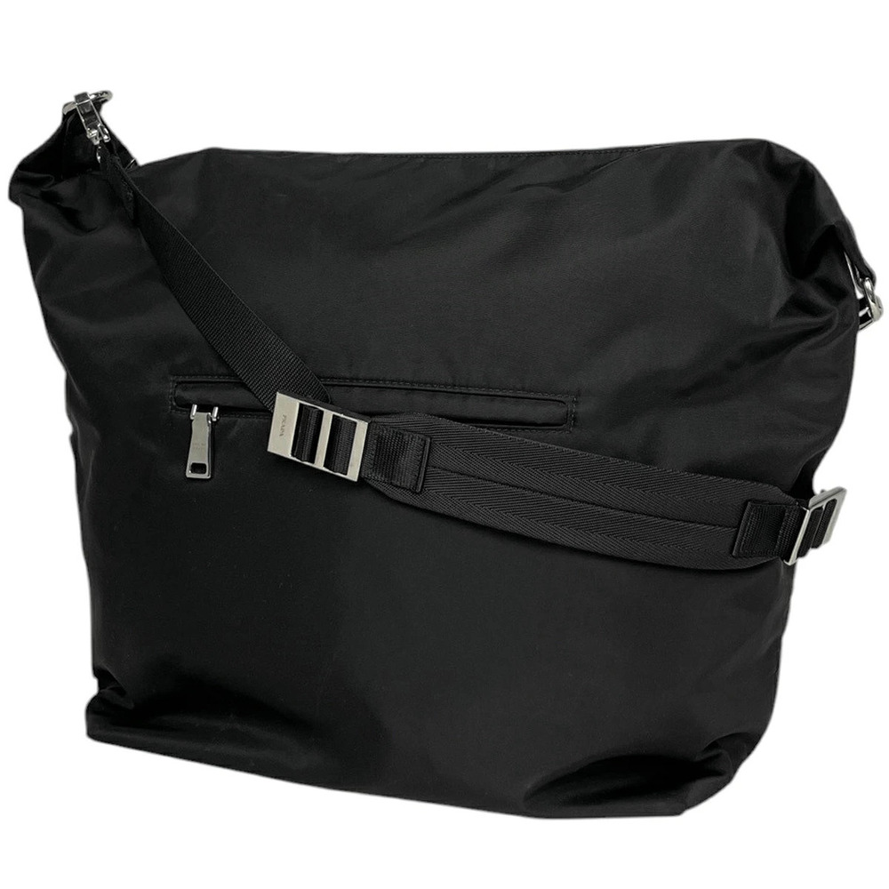 Prada Crossbody Tessuto Saffiano Bag Nero Black